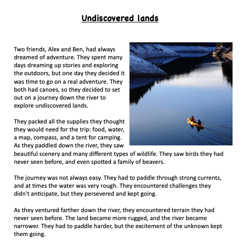 Undiscovered Lands Morning starter