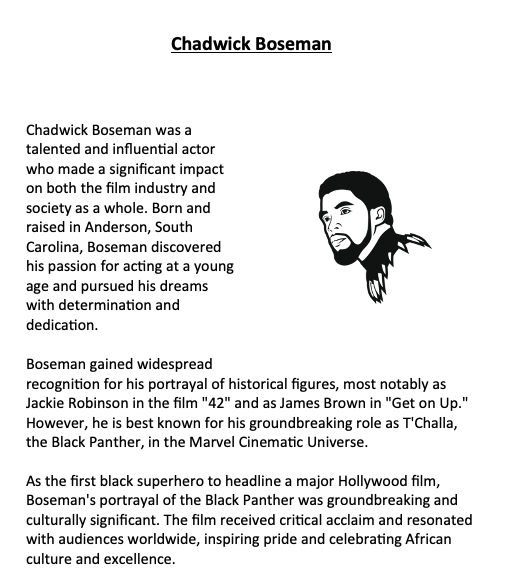 Chadwick Boseman VIPERS